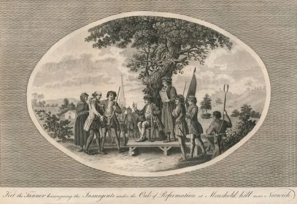 Ketts Rebellion Print, Norfolk 1549 (1793). Art Prints, Posters