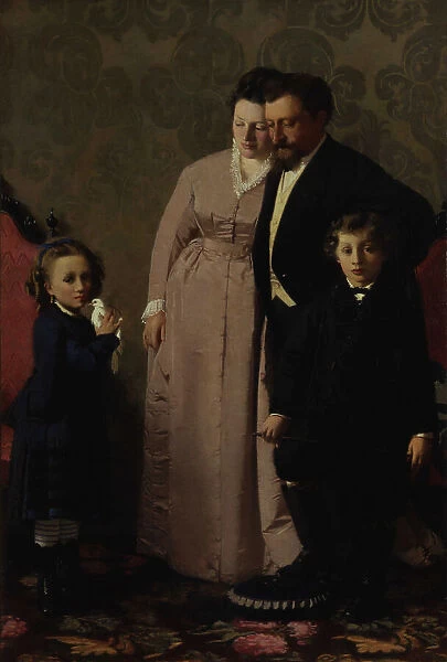 La famiglia Guidini (Die Familie Giudini), 1873. Creator: Favretto, Giacomo (1849-1887)