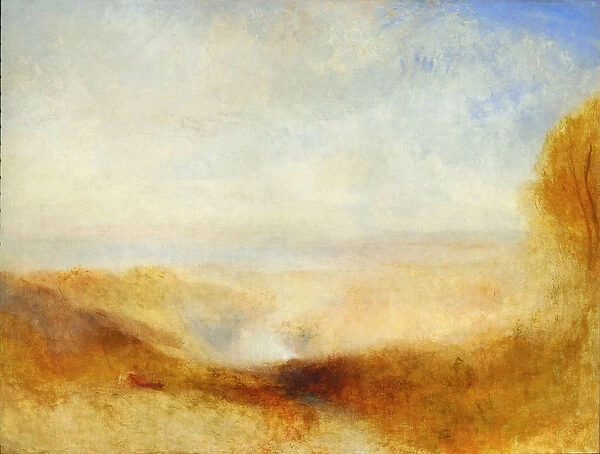 Landscape with a River and a Bay in the Background. Artist: Turner, Joseph Mallord William (1775-1851)