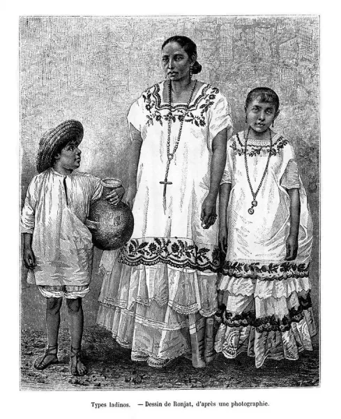 Mayan People, Yucatan Print, 19th Art Prints, Posters