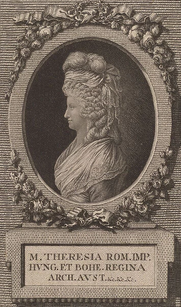 Marie-Therese, Holy Roman Empress. Creator: Jacob Adam