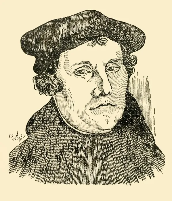 Framed Print : Martin Luther, 1529 Print (c1930) Framed Print : Martin Luther, 1529 Print (c1930)