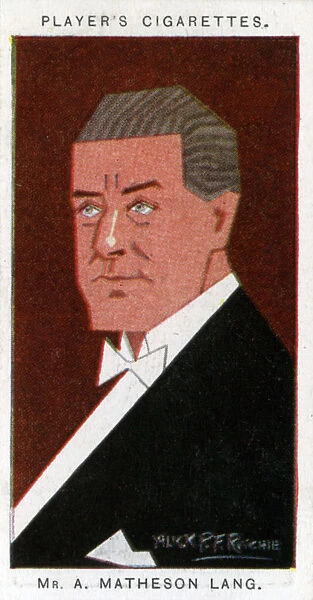 Matheson Lang, Canadian actor-manager and dramatist, 1926. Artist: Alick P F Ritchie