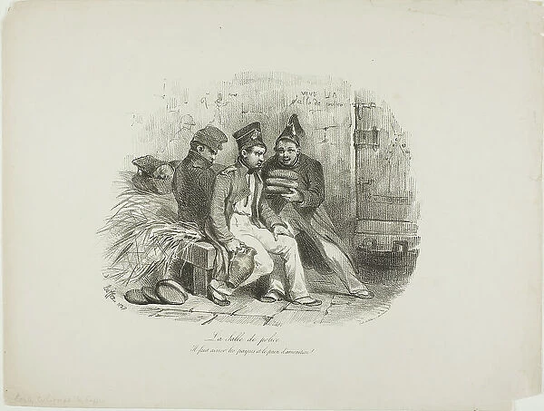 Military Prison, 1827. Creator: Auguste Raffet