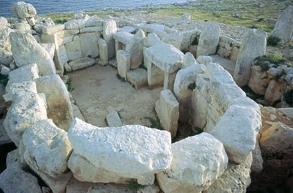 Mnajdra Temple complex on Malta, 4th millennium BC