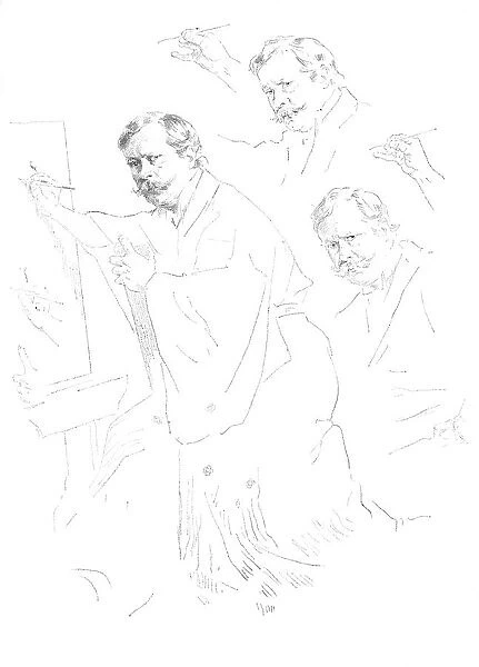 Mortimer Menpes, Sketched by Himself, 1899