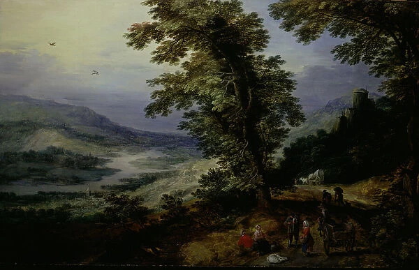 Mountain Road with Travelers, c. 1610 / 25. Creator: Joos de Momper, the younger
