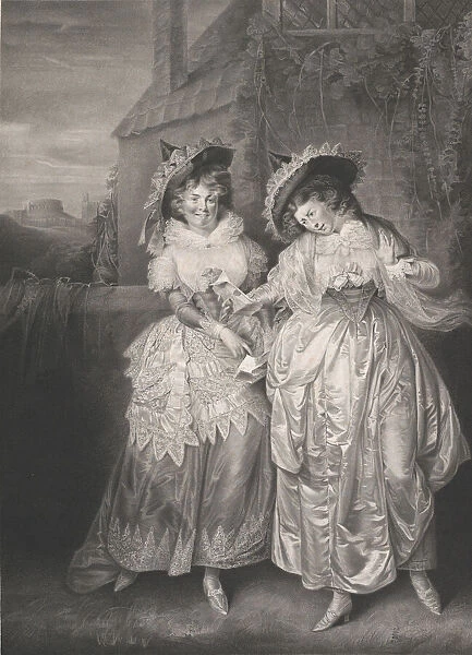 Mrs. Ford and Mrs Page (Shakespeare, Merry Wives of Windsor, Act 2, Scene 1), 1793