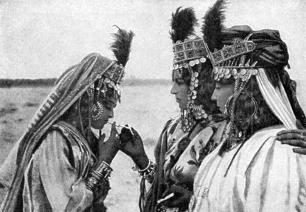 Mulatto girls of the Ouled Nails, Algeria, 1922. Artist: A Bougaut