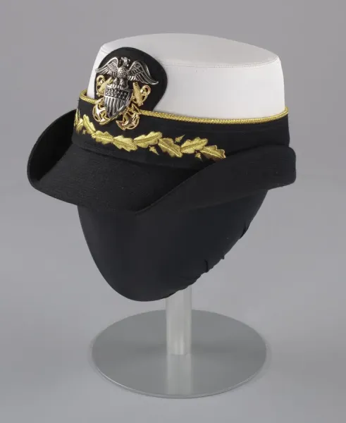 US Navy Admiral Michelle Howard 1999 Dress Uniform Hat Art