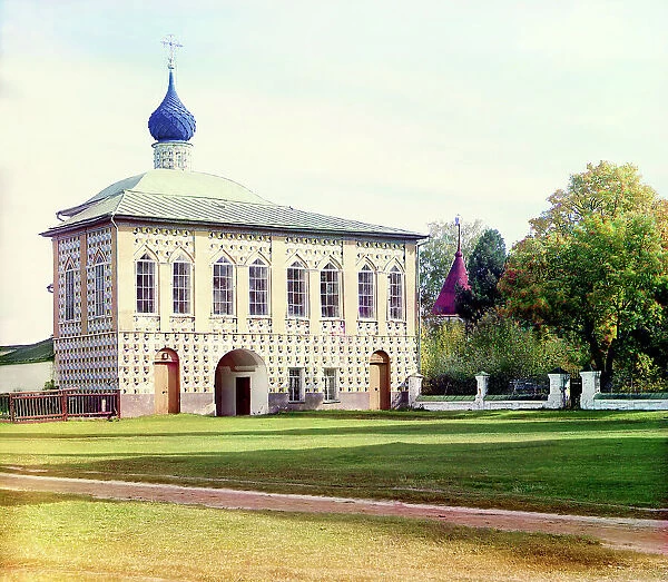 Nikolskaia Church in the Makaryev Monastery, 1910. Creator: Sergey Mikhaylovich Prokudin-Gorsky