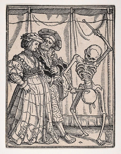 The Noblewoman, from The Dance of Death, ca. 1526, published 1538. Creator: Hans Lützelburger
