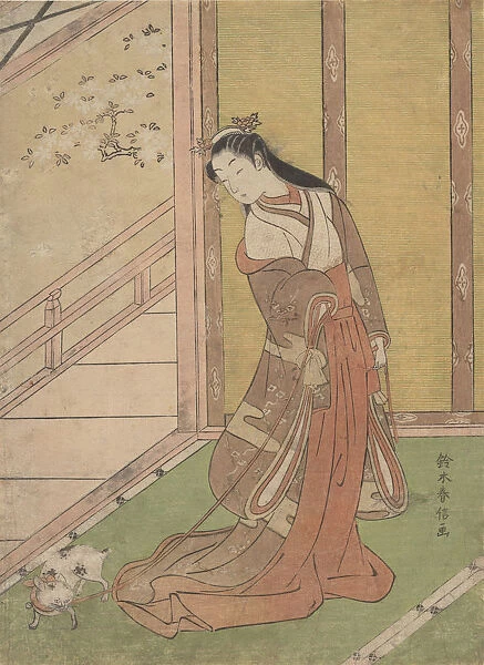 Onna San no Miya (the Third Princess), 1768-70. 1768-70. Creator: Suzuki Harunobu