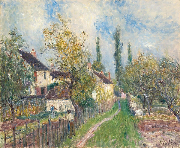 A path at Les Sablons, 1883. Artist: Sisley, Alfred (1839-1899)