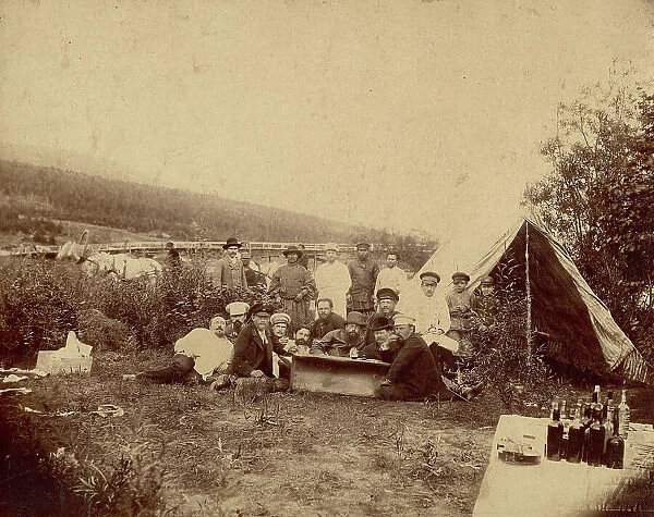 Picnic at the Uspenskii Mine, 1890. Creator: Unknown