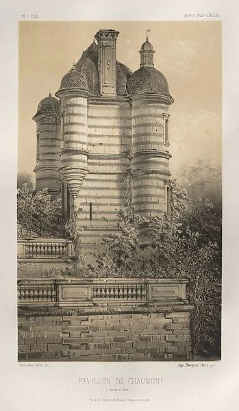 Pl. 76, Pavillon De Chaumont (Saone et Loire), 1860. Creator: Victor Petit (French