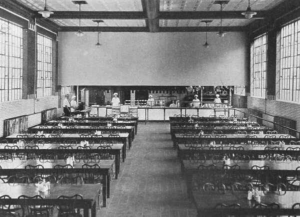 Plant cafeteria, National Tube Co, Riverside Works, Wheeling, West Virginia, 1923