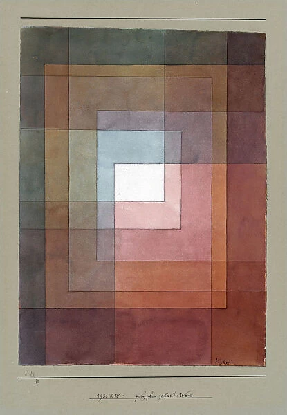 Polyphon gefasstes Weiss (Blanc polyphoniquement serti), 1930. Creator: Klee, Paul (1879-1940)