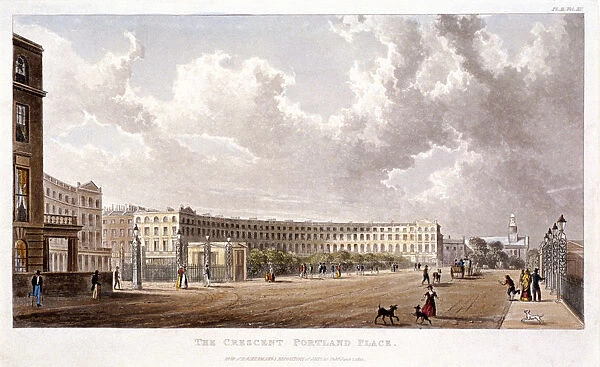 Portland Place, Marylebone, London, 1822