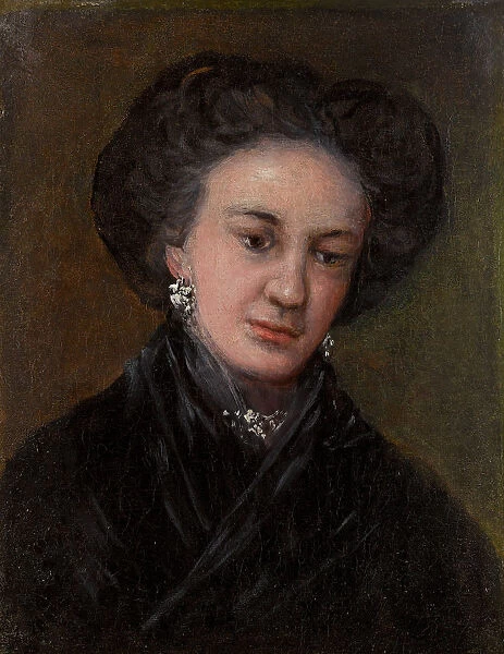Portrait of the actress Rita Luna (1770-1832), Early 19th cen Creator: Goya, Francisco