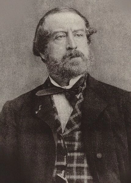 Portrait of the composer Adrien-Louis-Victor Boieldieu (1815-1883), 1870