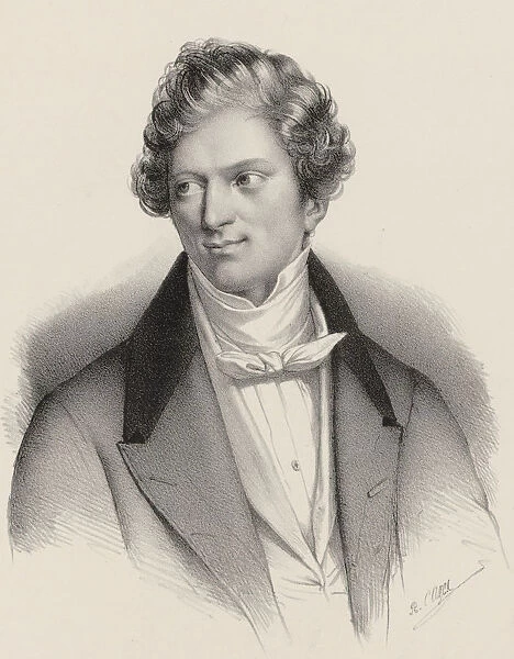 Portrait of the composer Charles-Auguste de Beriot (1802-1870), 1840