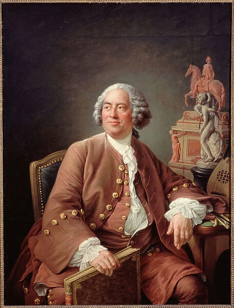 Portrait du sculpteur Edme Bouchardon (1698-1762), c1758. Creator: Francois Hubert Drouais