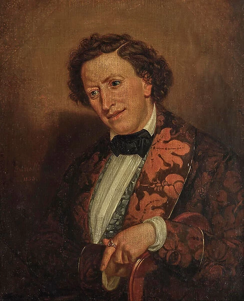 Portrait of Frédéric Chopin (1810-1849), 1833. Creator: Fanelli-Semah, Louis-Joseph (1804-1875)