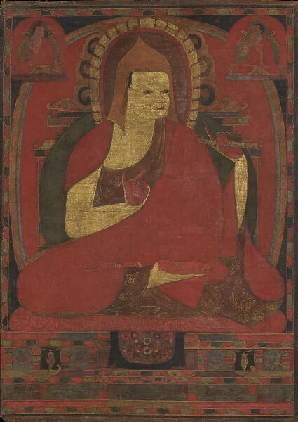 Portrait of the Indian Monk Atisha, early to mid-12th century. Creator: Unknown