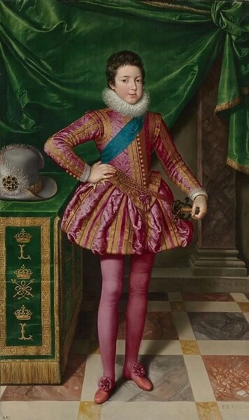 Portrait of King Louis XIII of France, 1611. Creator: Frans Pourbus (Flemish, 1569-1622)