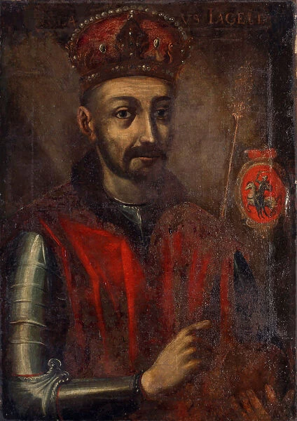 Portrait of King Wladyslaw II. Jagiello, Mid of 17th century. Artist: Anonymous