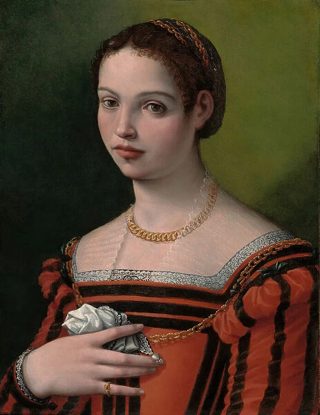 Portrait of a Lady, 1550  /  60. Creator: Michele Tosini