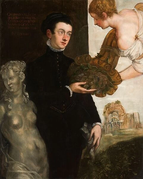 Portrait of Ottavio Strada, 1567. Creator: Jacopo Tintoretto