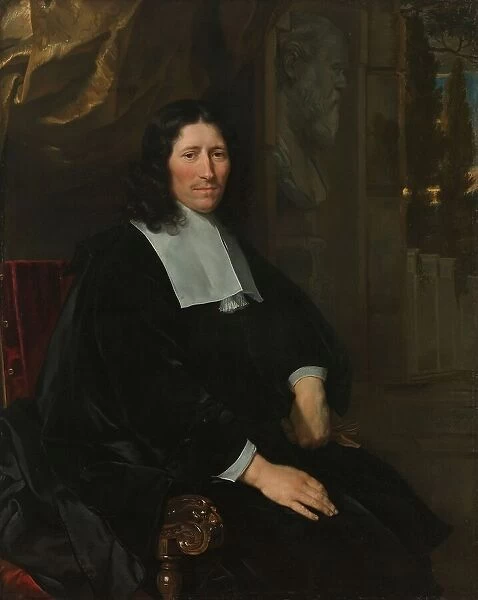 Portrait of Pieter de la Court, 1667. Creator: Abraham Lambertsz. Van Den Tempel