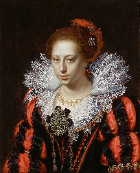 Portrait of a Young Lady, c. 1620. Creator: Paulus Moreelse