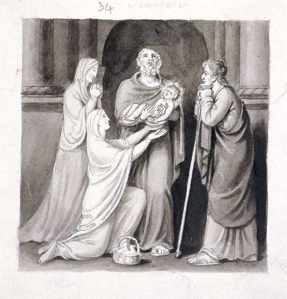 The Presentation in the Temple, 19th century. Artist: Corbould Family