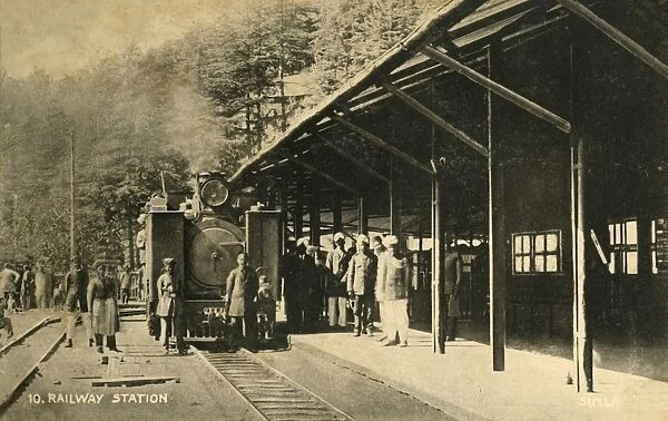 Railway Station, c1918-c1939. Creator: Unknown