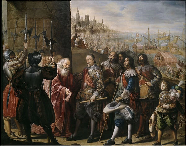 The Relief of Genoa by the 2nd Marquis of Santa Cruz, 1634-1635. Creator: Pereda y Salgado