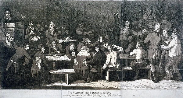 The Robbing Hood Debating Society, 1809