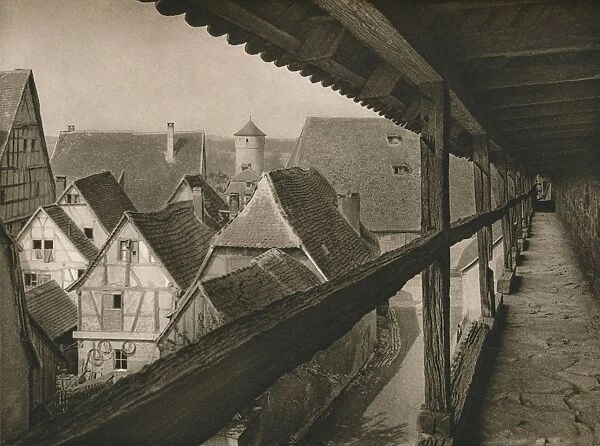 Rothenburg o. d. T. - Wehrgang. Archers gallery, 1931. Artist: Kurt Hielscher
