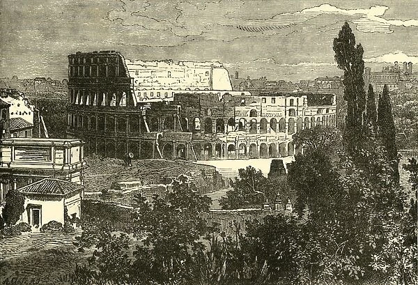 Ruins of the Colosseum, from the Palatine, 1890. Creator: Unknown