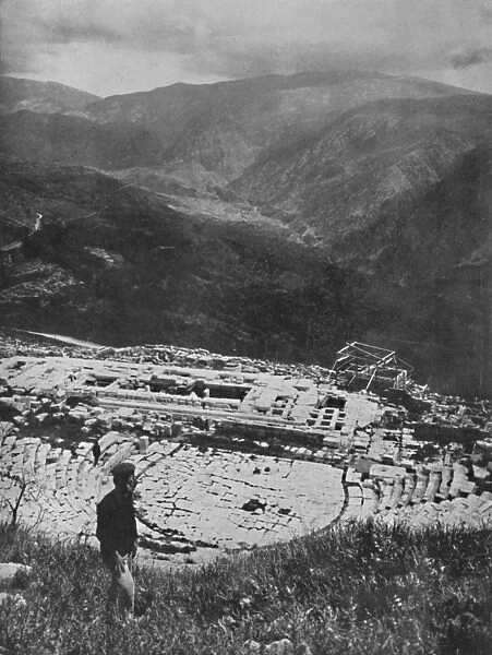 Ruins of the Temple of Apollo at Delphi, 1913