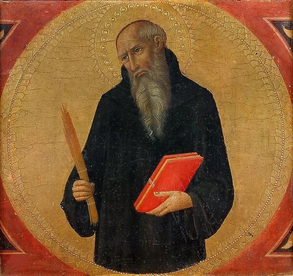 Saint Benedict, ca 1460. Creator: Sano di Pietro (1406-1481)