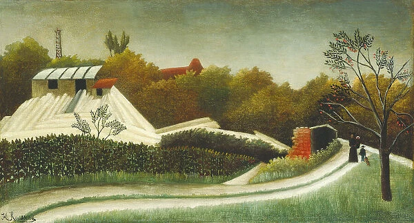 Sawmill, Outskirts of Paris, c. 1893 / 95. Creator: Henri Rousseau