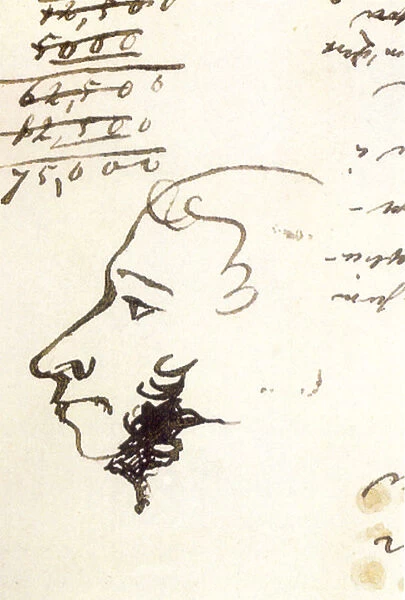 The Last Self-Portrait of Pushkin