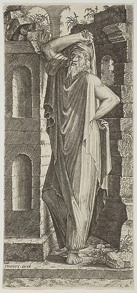 Premium Framed Print of St Philip. Plate 8. From: Christ and the Apostles