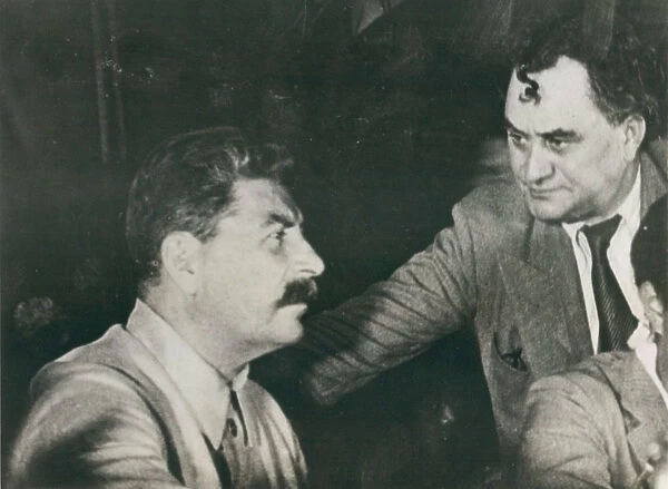 Stalin and Maxim Litvinov, 1935