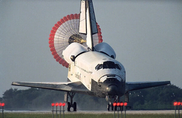 STS-50 landing, USA, July 9, 1992. Creator: NASA