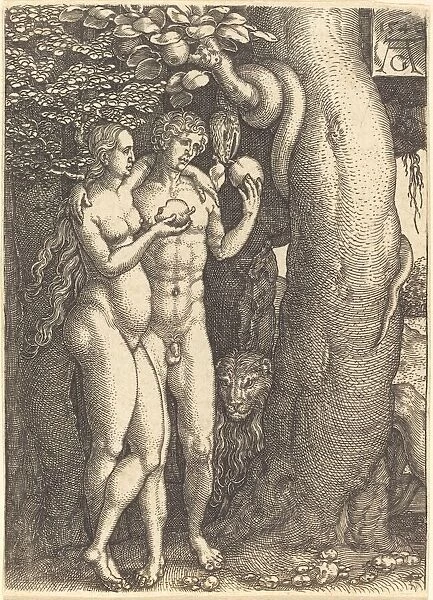 The Temptation by the Snake, 1540. Creator: Heinrich Aldegrever