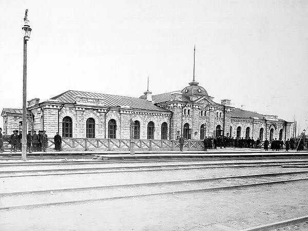 The Terminal at Sliudianka Station, 1900-1904. Creator: Unknown